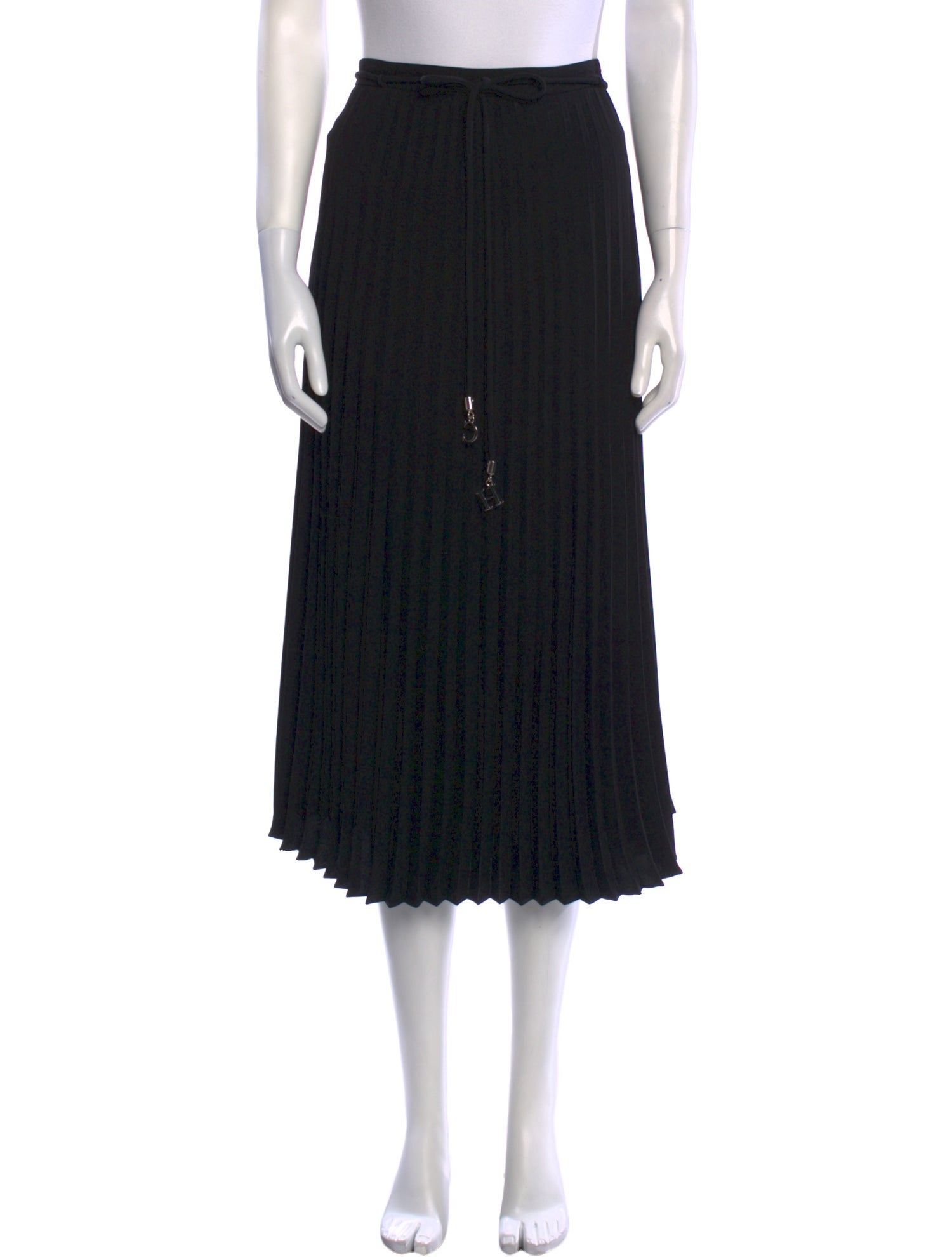 CH Carolina Herrera Bow Accents Midi Length Skirt