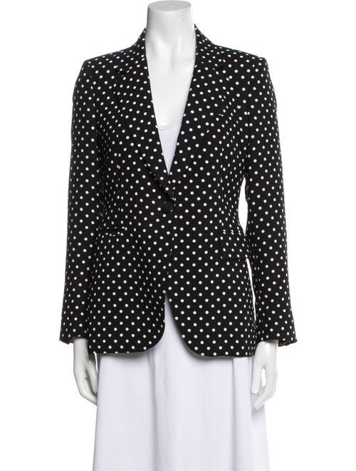 CH Carolina Herrera Polka Dot Print Blazer