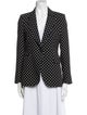 CH Carolina Herrera Polka Dot Print Blazer