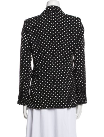 CH Carolina Herrera Polka Dot Print Blazer