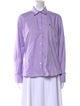 CH Carolina Herrera Long Sleeve Button-Up Top