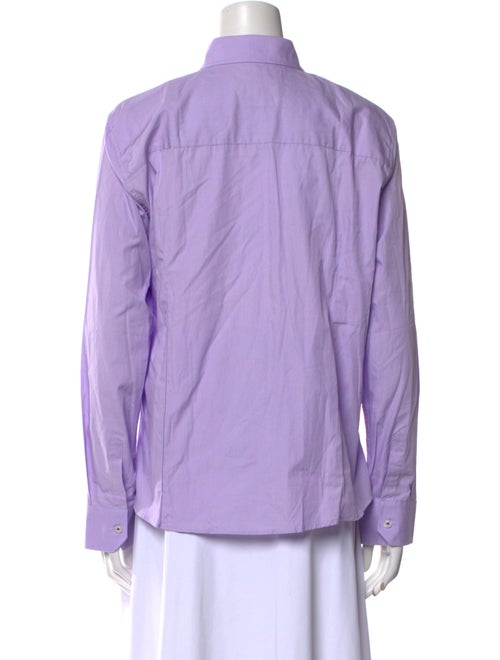 CH Carolina Herrera Long Sleeve Button-Up Top