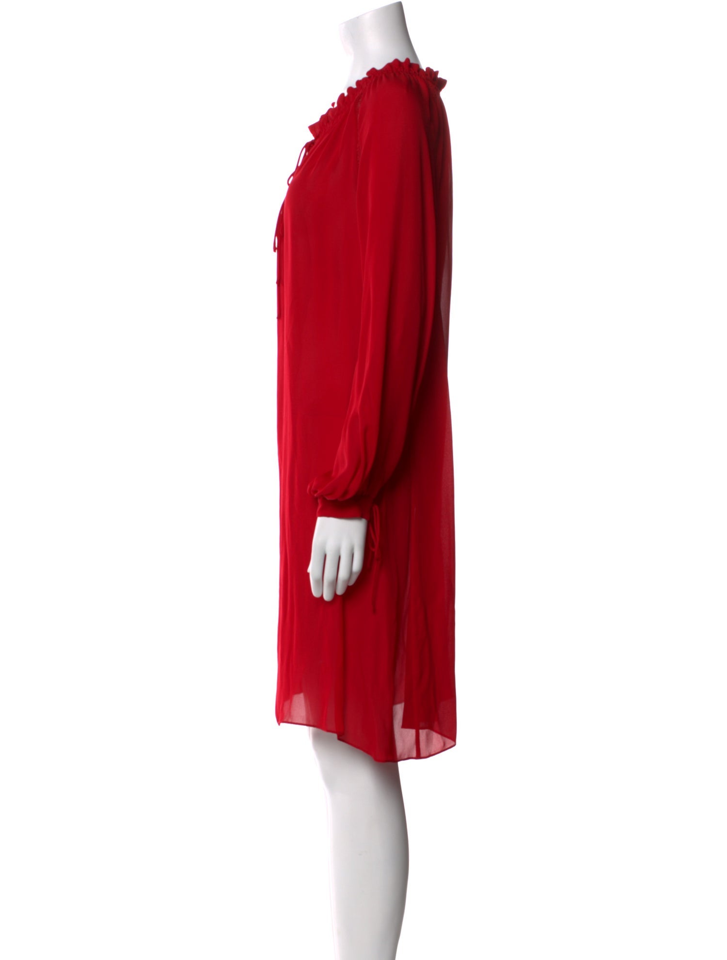CH Carolina Herrera V-Neck Knee-Length Dress