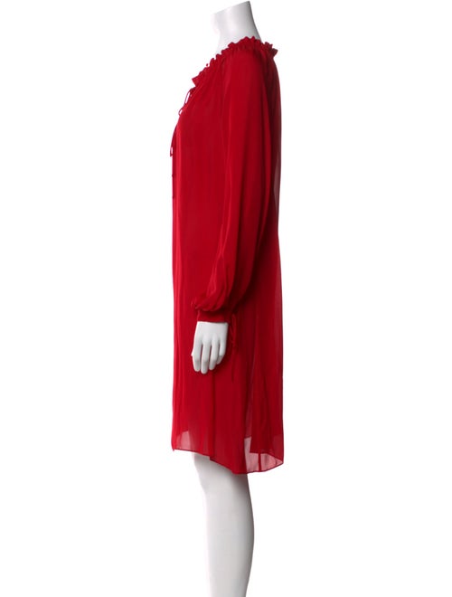 CH Carolina Herrera V-Neck Knee-Length Dress
