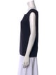CH Carolina Herrera Scoop Neck Sleeveless Top
