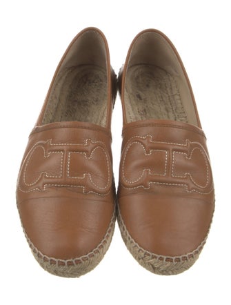 CH Carolina Herrera Leather Espadrilles