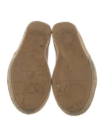 CH Carolina Herrera Leather Espadrilles