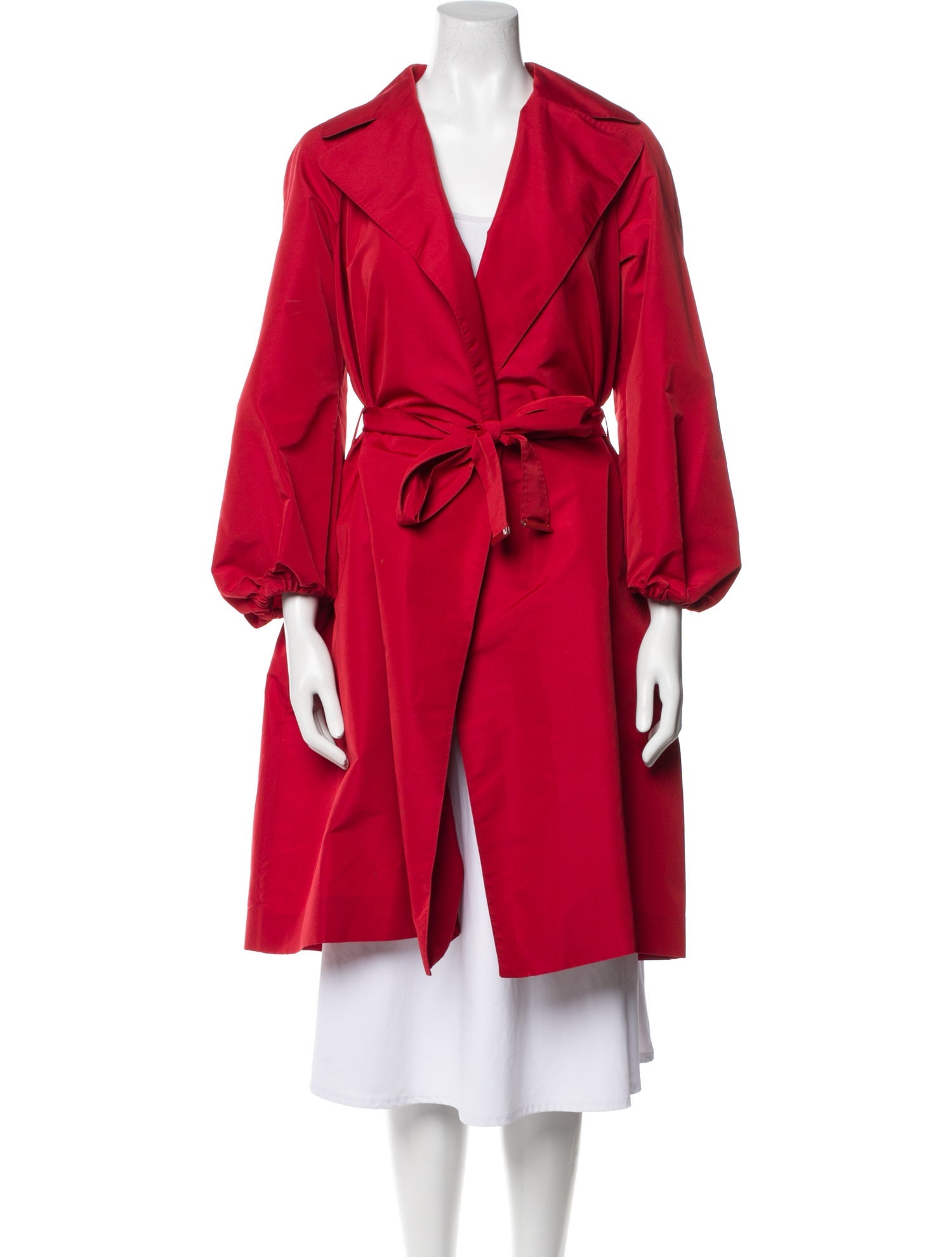 CH Carolina Herrera Silk Trench Coat