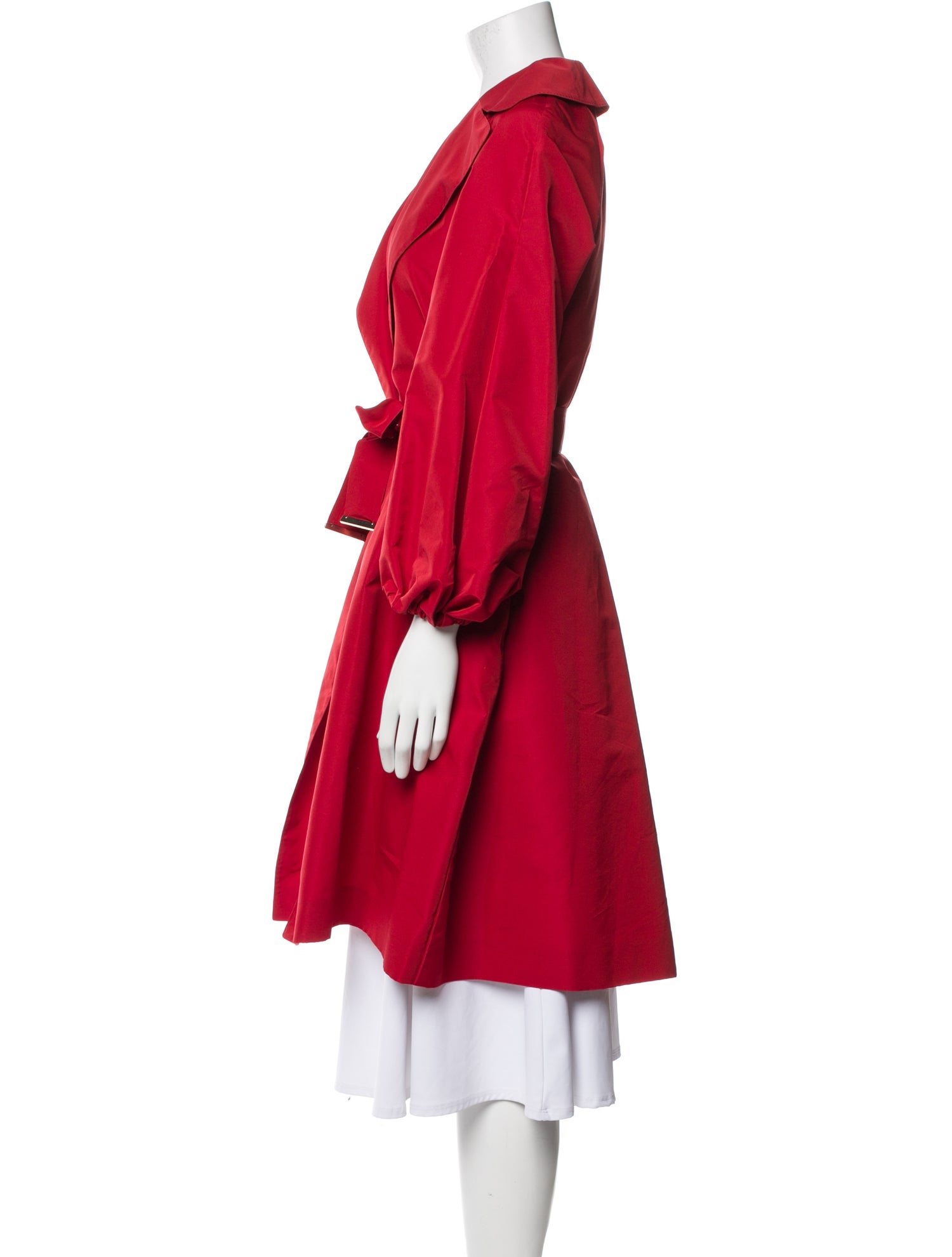 CH Carolina Herrera Silk Trench Coat