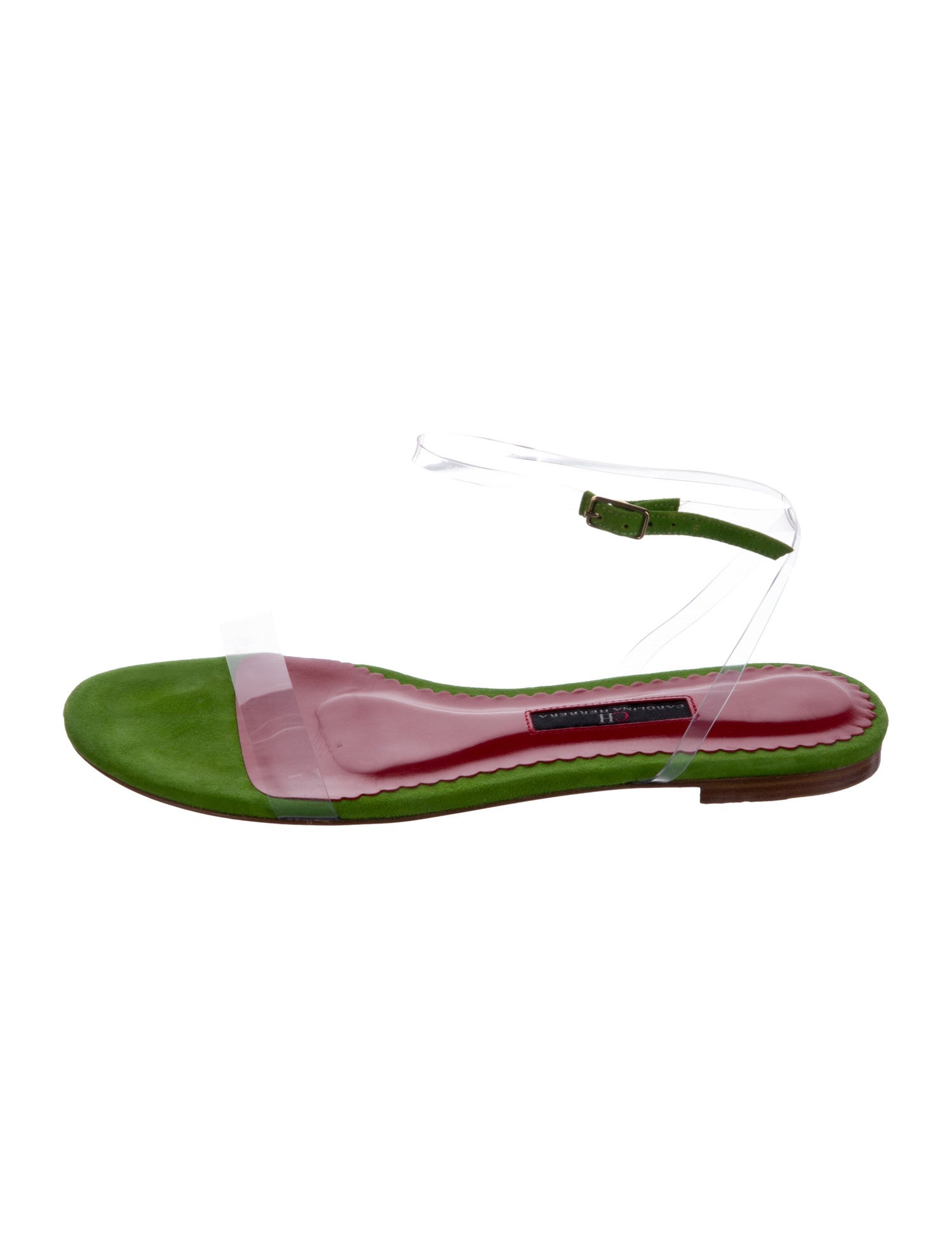 CH Carolina Herrera Suede Sandals