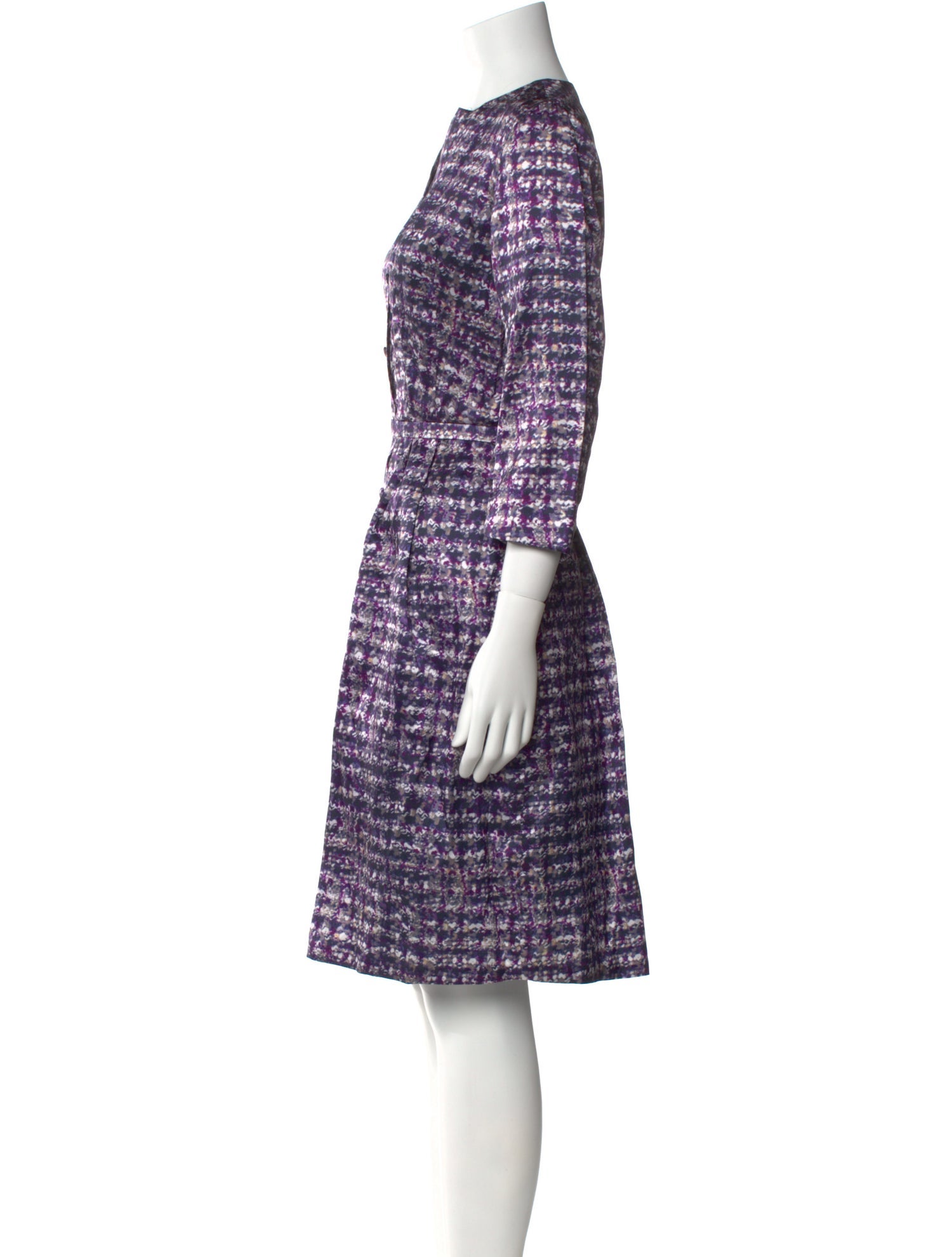 CH Carolina Herrera Printed Knee-Length Dress w/ Tags