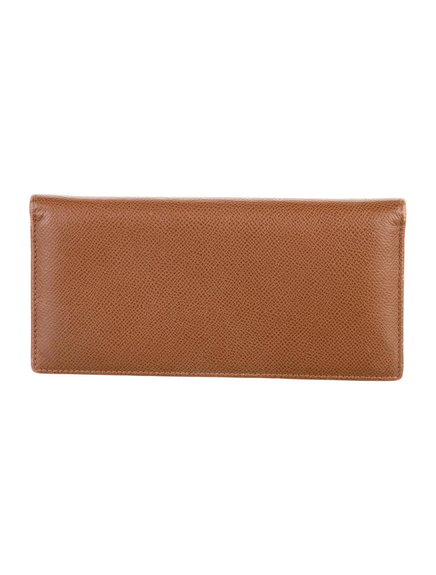 CH Carolina Herrera Leather Continental Wallet
