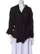 CH Carolina Herrera Silk V-Neck Blouse