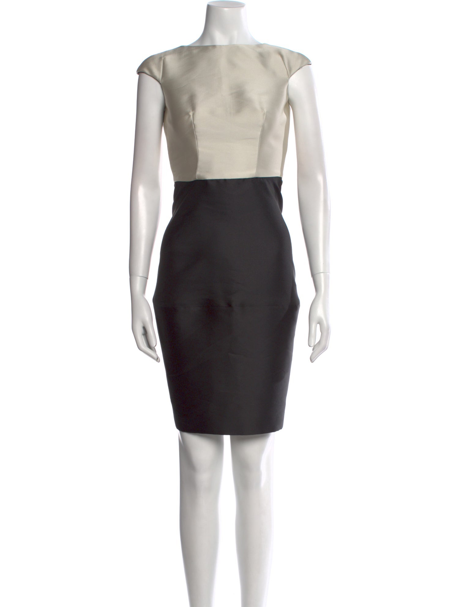 CH Carolina Herrera Colorblock Pattern Mini Dress