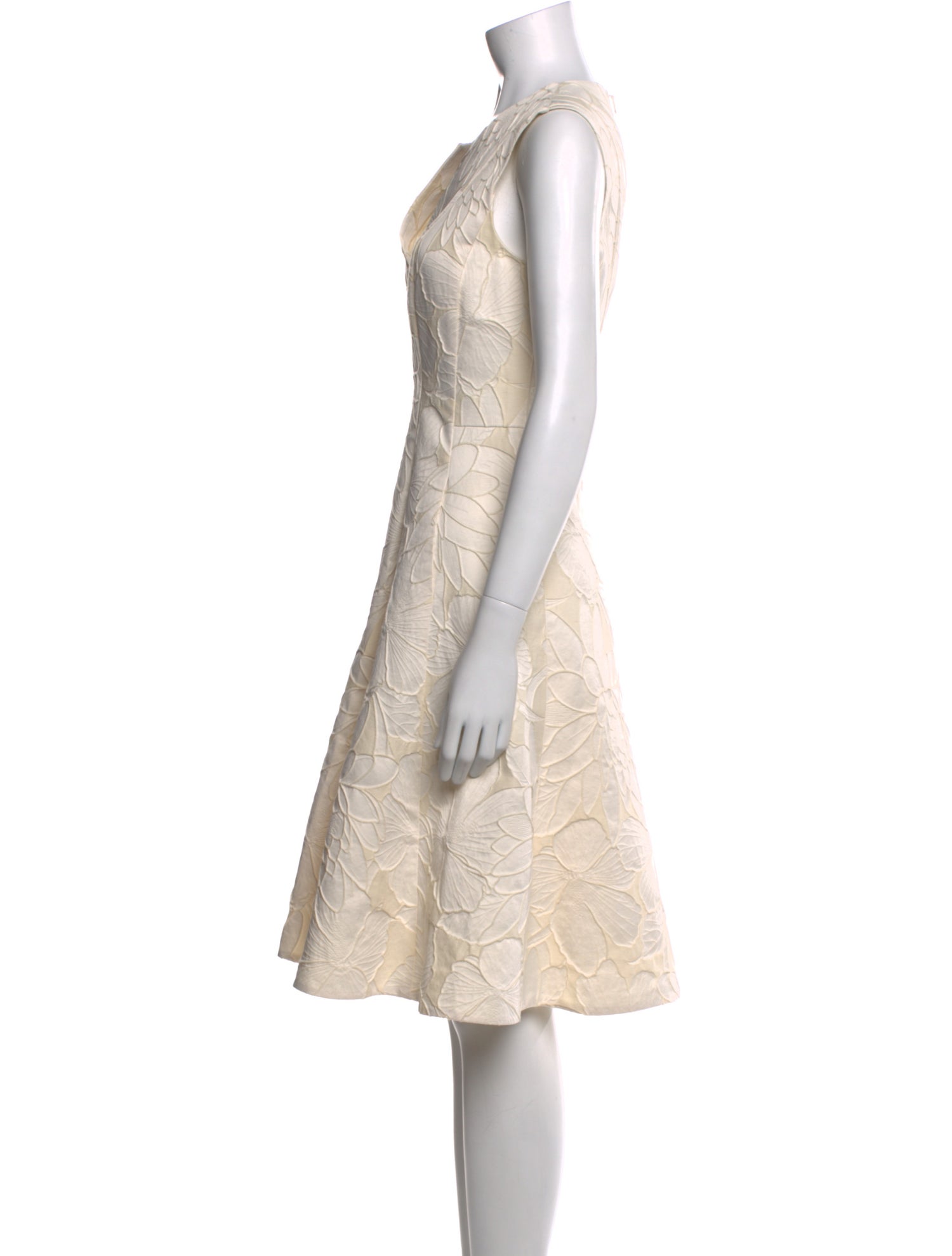 CH Carolina Herrera Crew Neck Knee-Length Dress