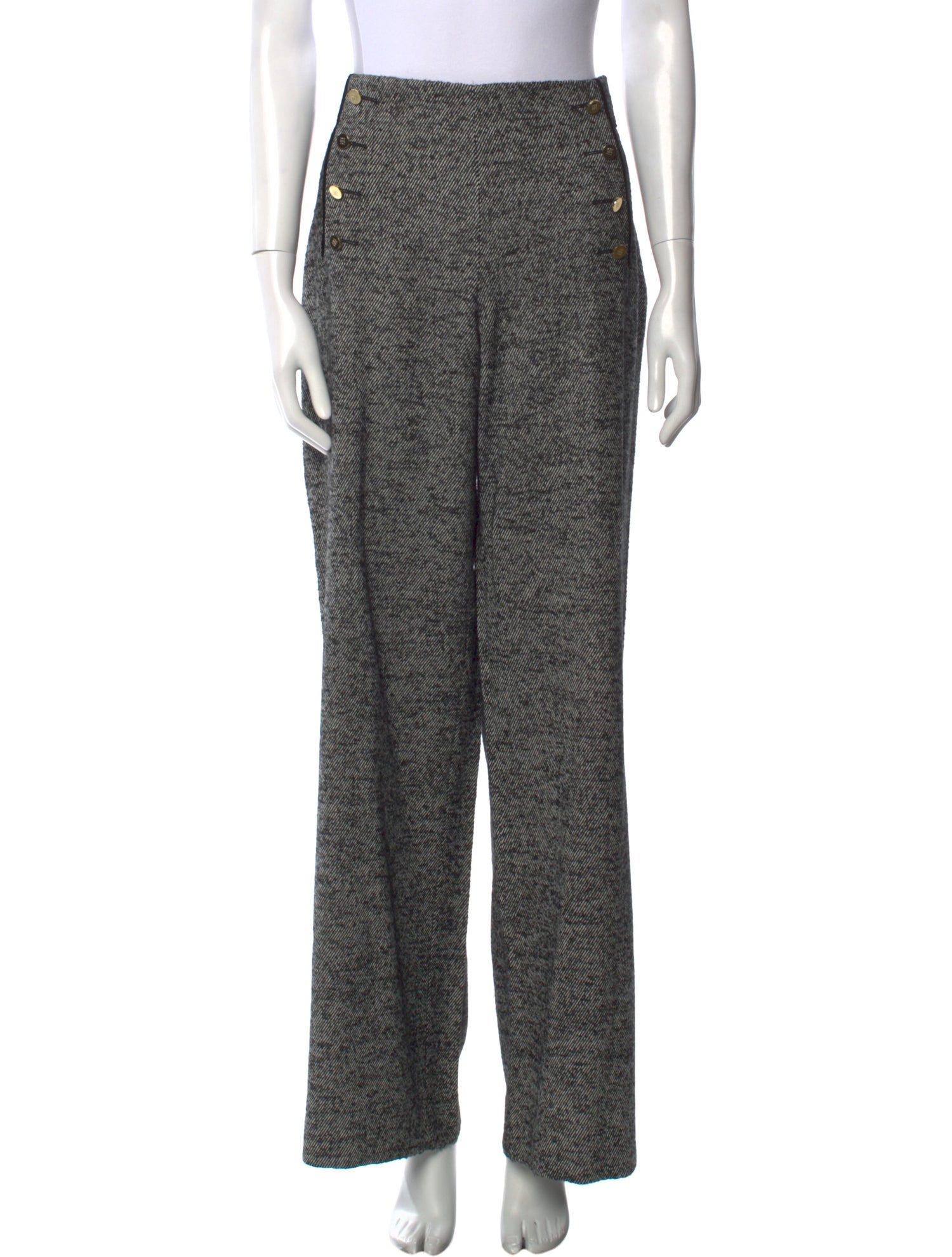 CH Carolina Herrera Striped Wide Leg Pants