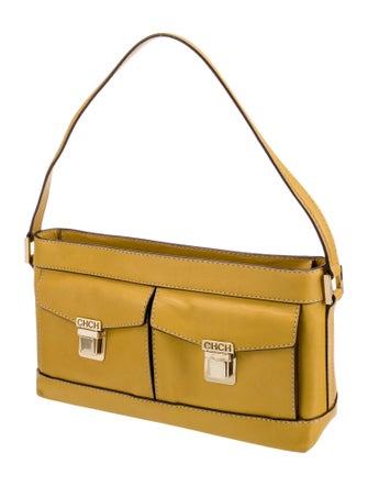 CH Carolina Herrera Leather Shoulder Bag