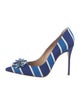 CH Carolina Herrera Striped Pumps