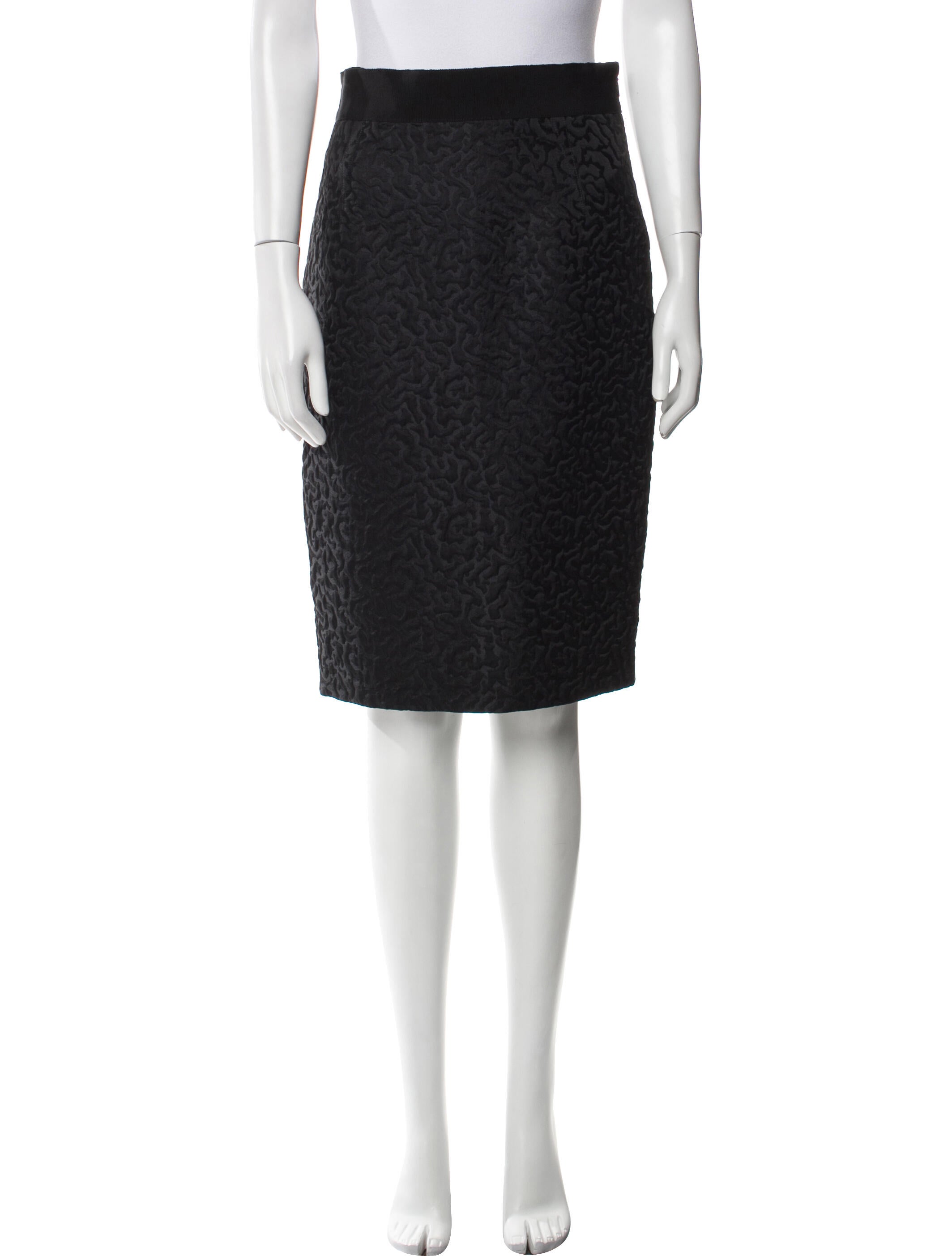 CH Carolina Herrera Printed Knee-Length Skirt