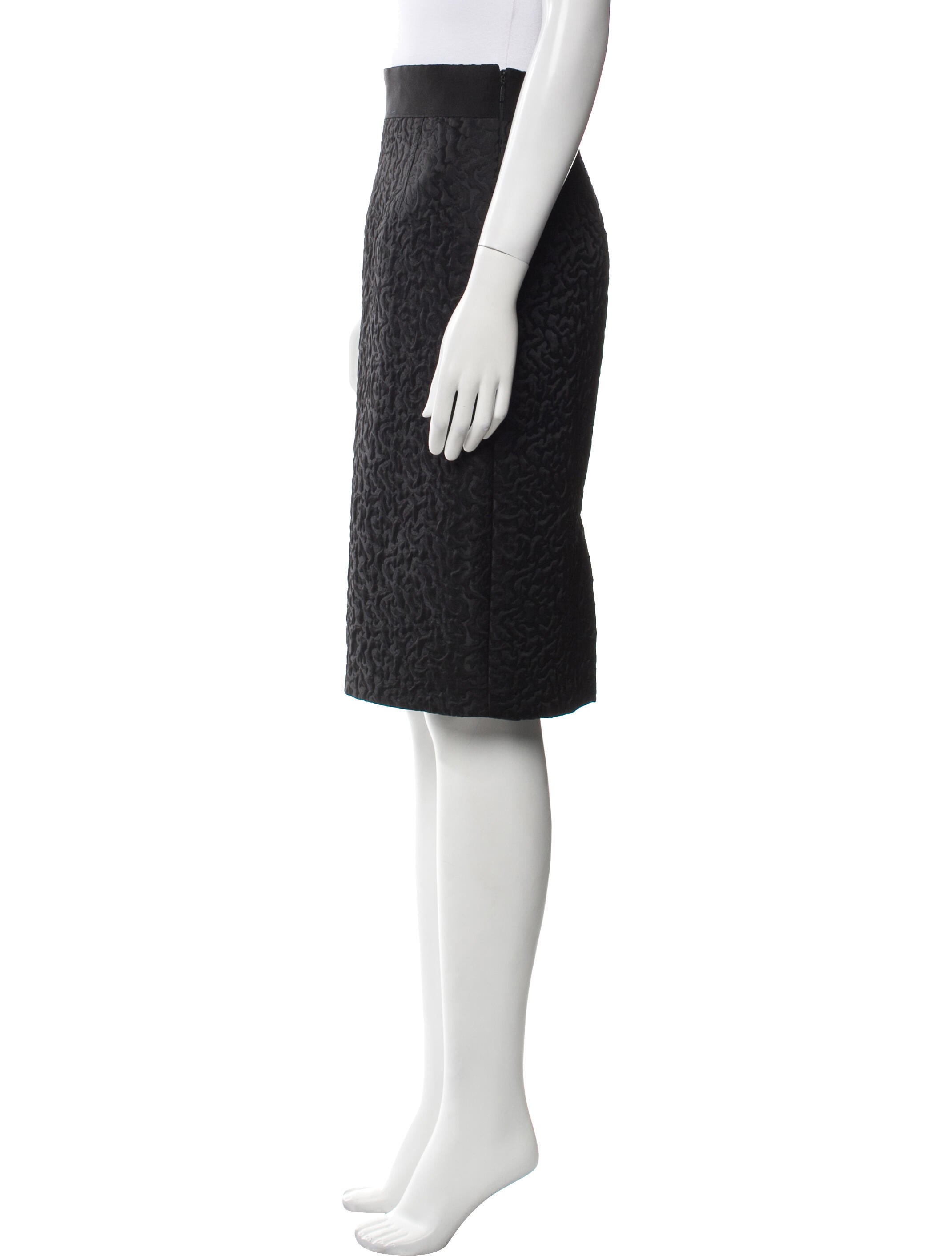 CH Carolina Herrera Printed Knee-Length Skirt