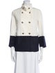 CH Carolina Herrera Striped Denim Jacket