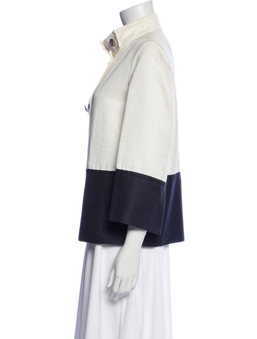 CH Carolina Herrera Striped Denim Jacket