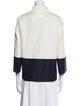 CH Carolina Herrera Striped Denim Jacket