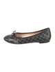 CH Carolina Herrera Leather Printed Ballet Flats