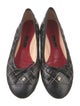 CH Carolina Herrera Leather Printed Ballet Flats