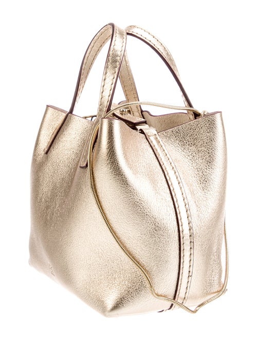 CH Carolina Herrera Leather Top Handle Bag