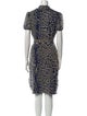 CH Carolina Herrera Silk Knee-Length Dress
