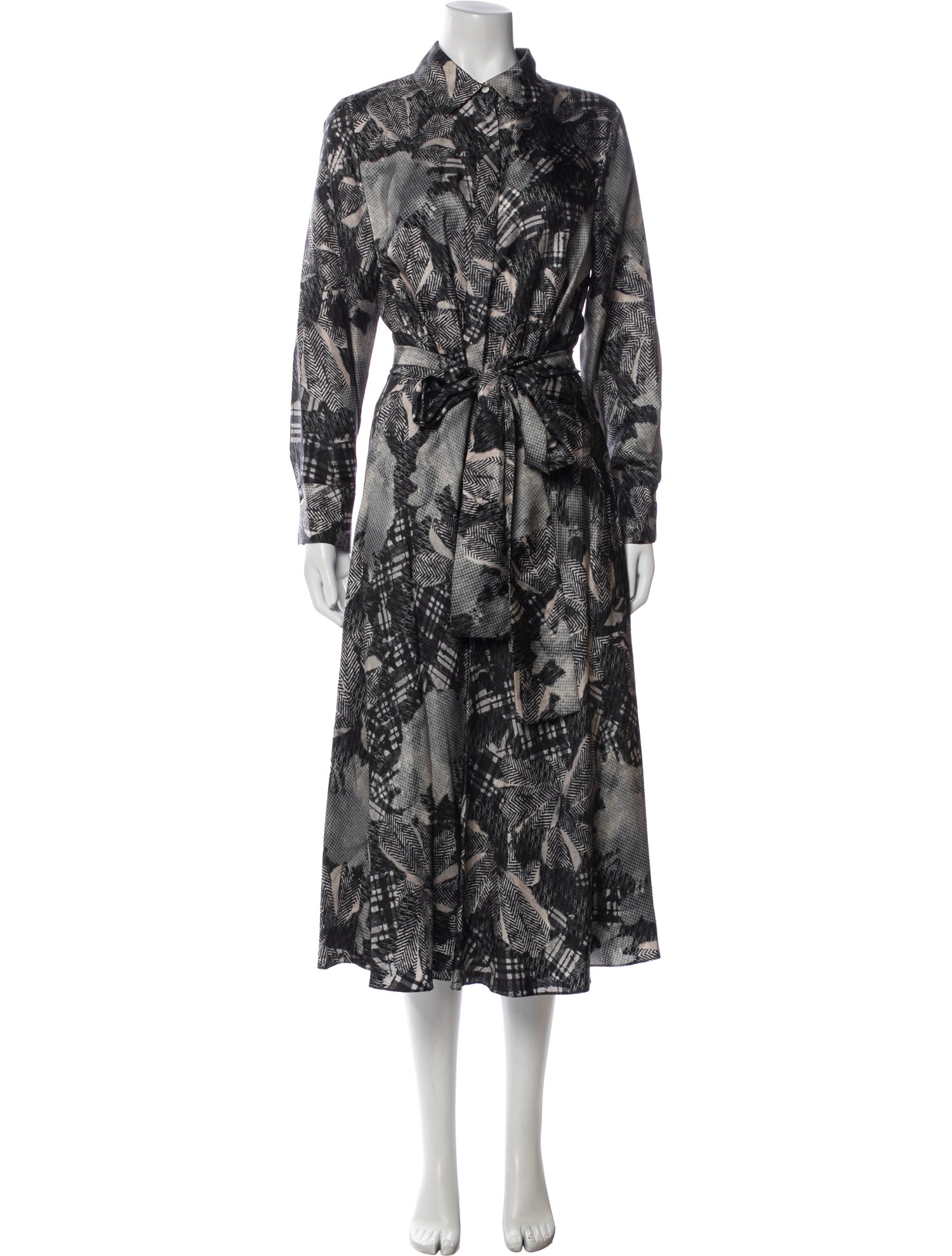 CH Carolina Herrera Silk Midi Length Dress w/ Tags