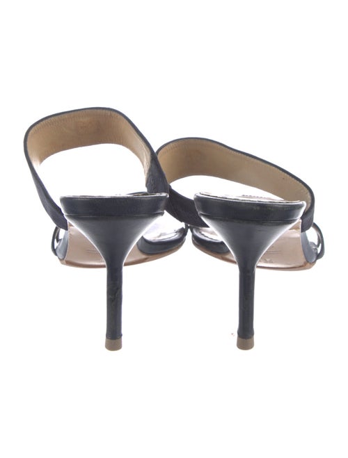 CH Carolina Herrera Leather Slides