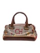 CH Carolina Herrera Leather Top Handle Bag