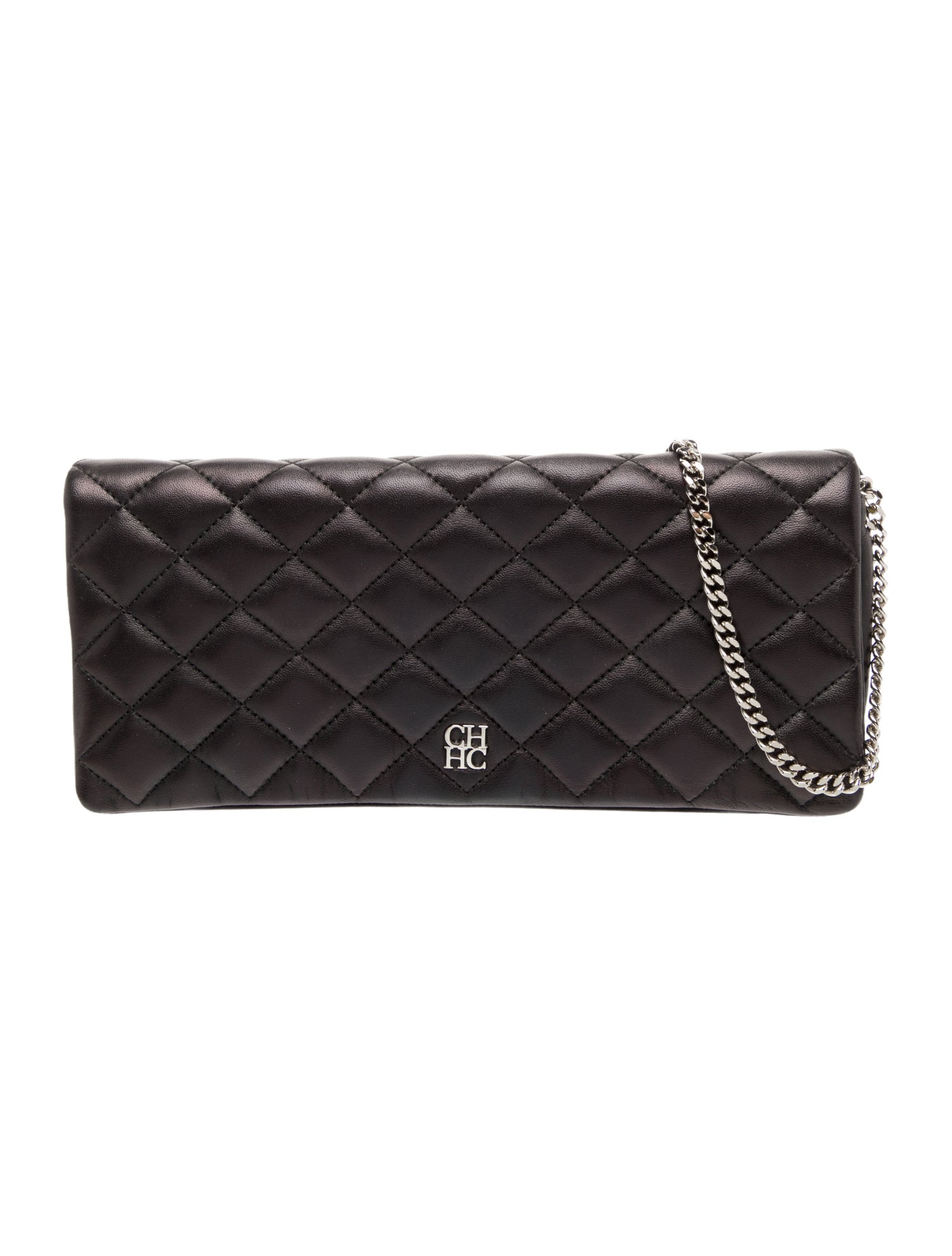 CH Carolina Herrera Vegan Leather Evening Bag
