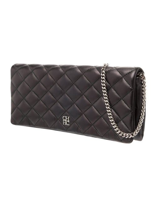 CH Carolina Herrera Vegan Leather Evening Bag