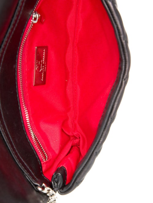 CH Carolina Herrera Vegan Leather Evening Bag