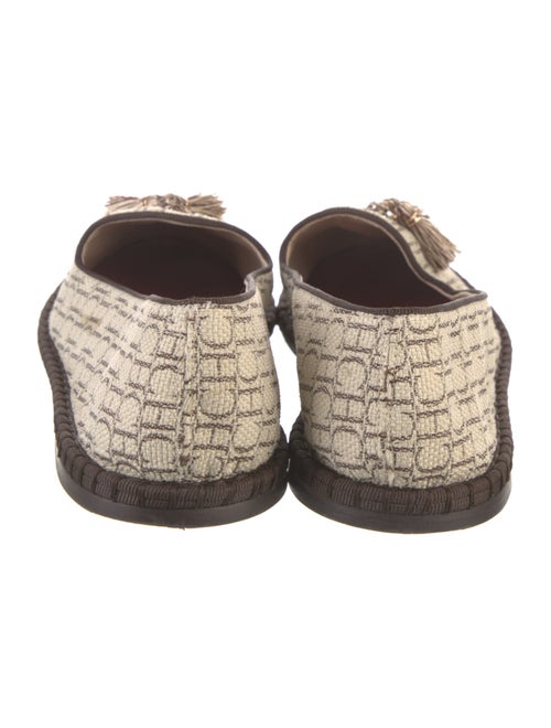 CH Carolina Herrera Canvas Printed Loafers