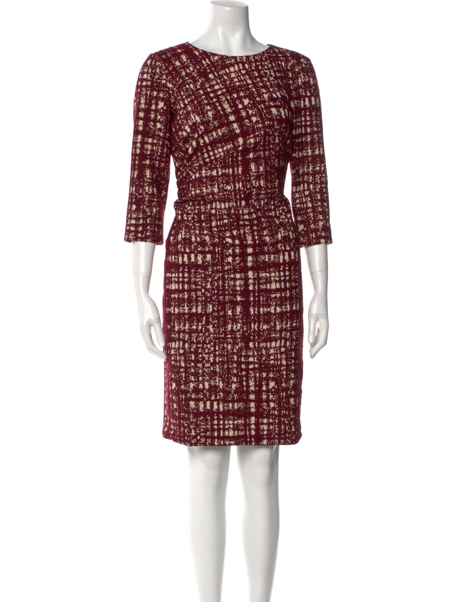 CH Carolina Herrera Printed Knee-Length Dress