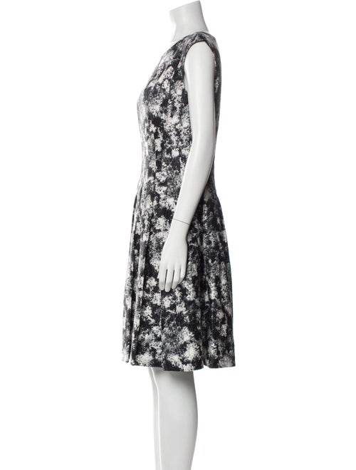 CH Carolina Herrera Printed Knee-Length Dress