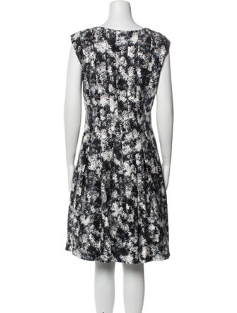 CH Carolina Herrera Printed Knee-Length Dress