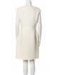 CH Carolina Herrera Bateau Neckline Knee-Length Dress