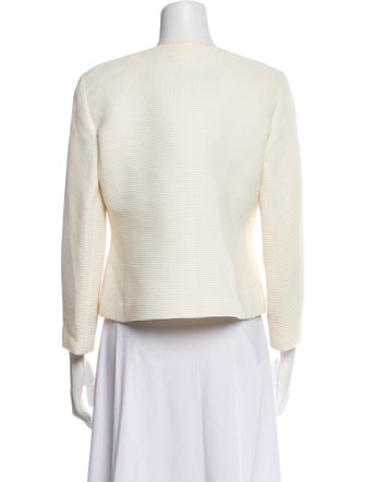 CH Carolina Herrera Tweed Pattern Evening Jacket