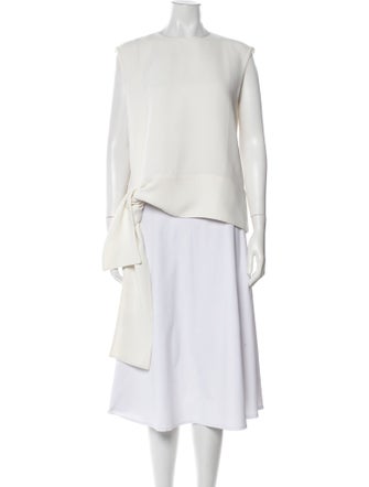 CH Carolina Herrera Scoop Neck Sleeveless Tunic