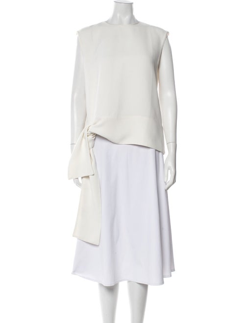 CH Carolina Herrera Scoop Neck Sleeveless Tunic
