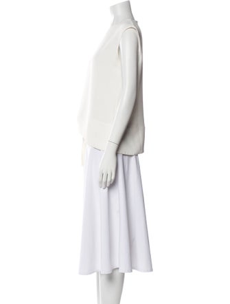 CH Carolina Herrera Scoop Neck Sleeveless Tunic