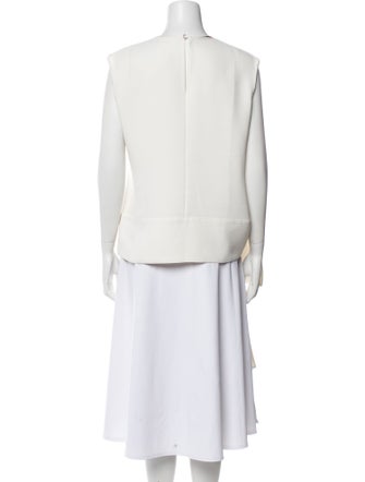 CH Carolina Herrera Scoop Neck Sleeveless Tunic