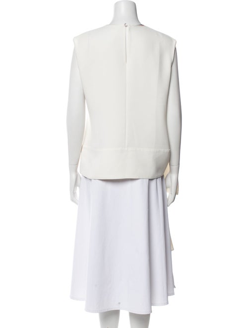 CH Carolina Herrera Scoop Neck Sleeveless Tunic