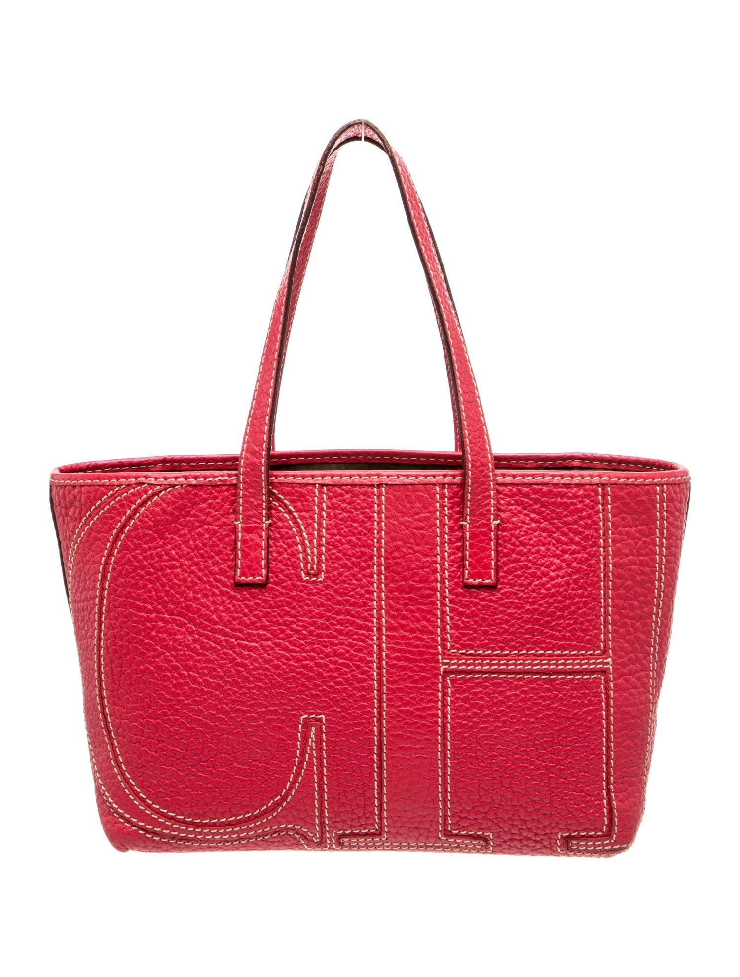CH Carolina Herrera Leather Shoulder Bag