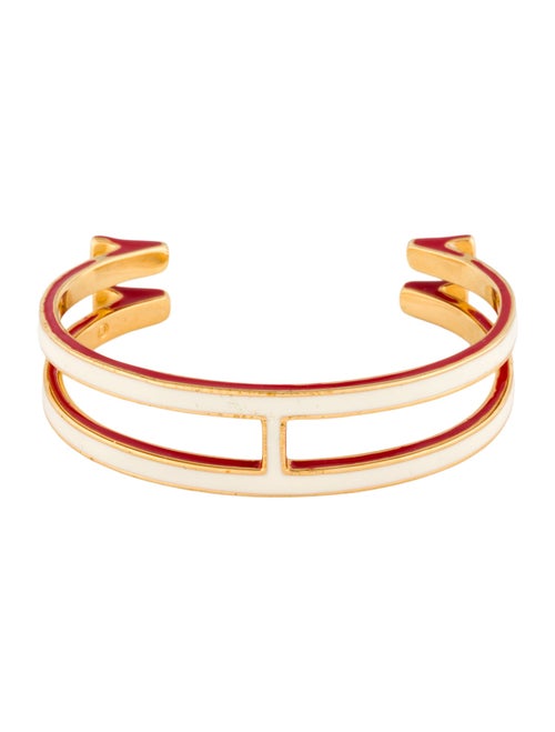 CH Carolina Herrera Enamel Midi Insignia Cuff